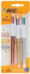 Produktbild Bic Pack 3 4Color Shine (3x)