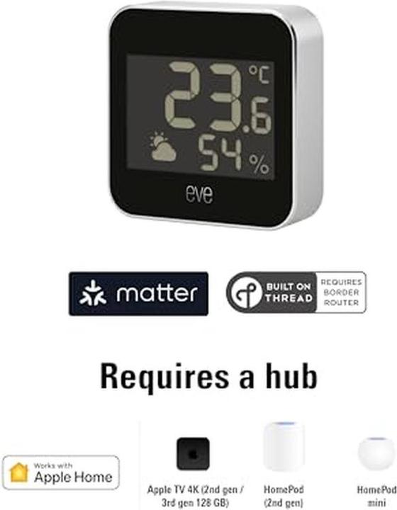 Actual product image Eve Weather (Matter)