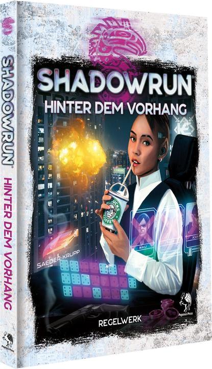 Pegasus 46117G - Shadowrun: Behind the Curtain, hardcover, 168 pages (DE edition) (German, 3 - 6 Players)