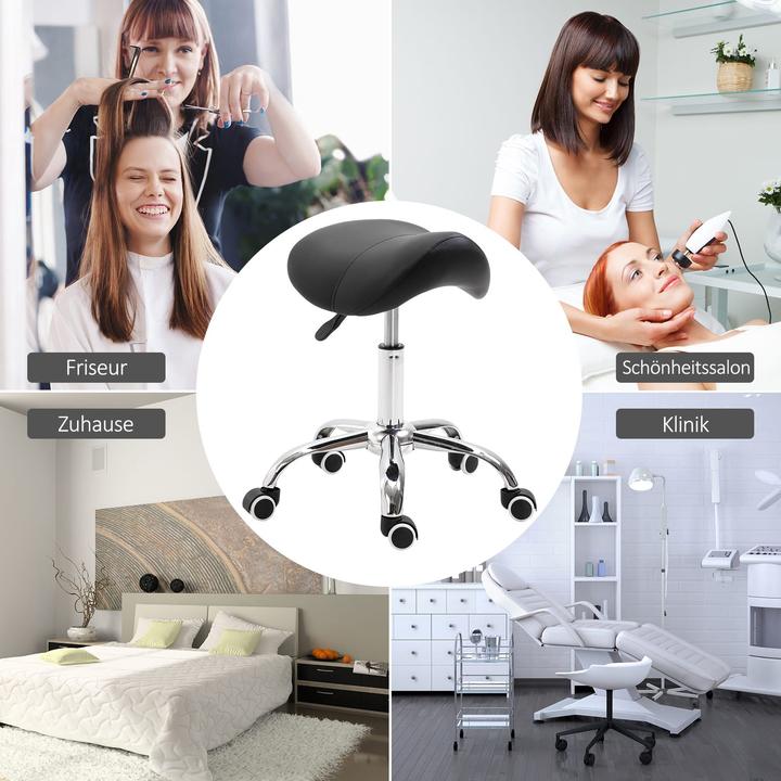 Actual product image Homcom Saddle stool
