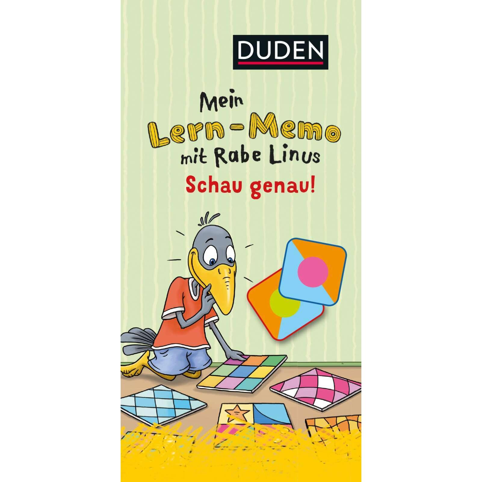 Bibliographisches Institut Mein Lern-Memo mit Rabe Linus - Schau genau! (Deutsch)