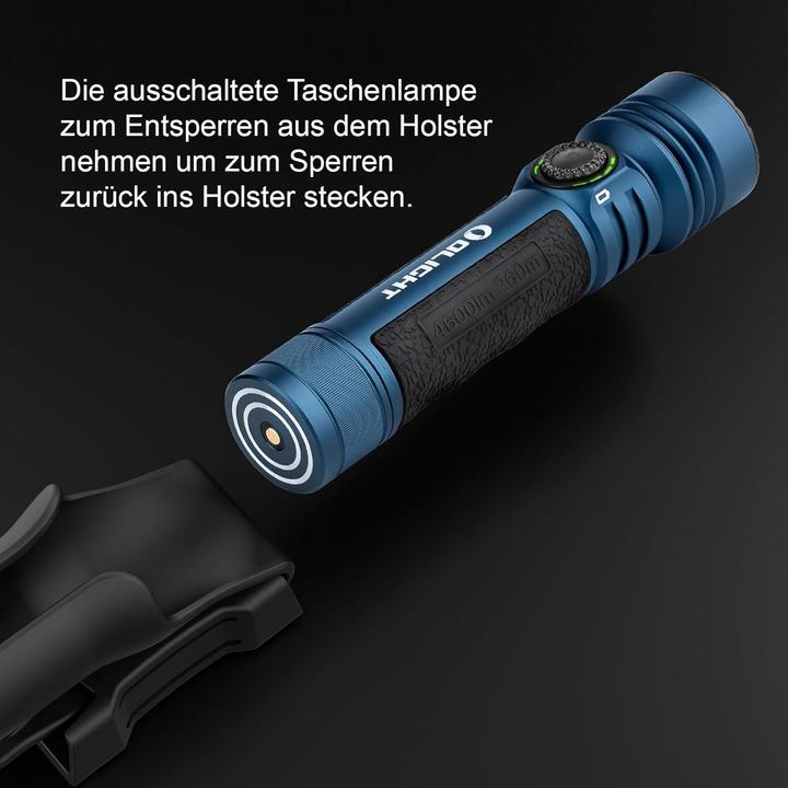 Image du produit Olight Lampe torche rechargeable USB-C 4600 lumen 260 mètres 15 jours autonomie étanche (4600 lm)