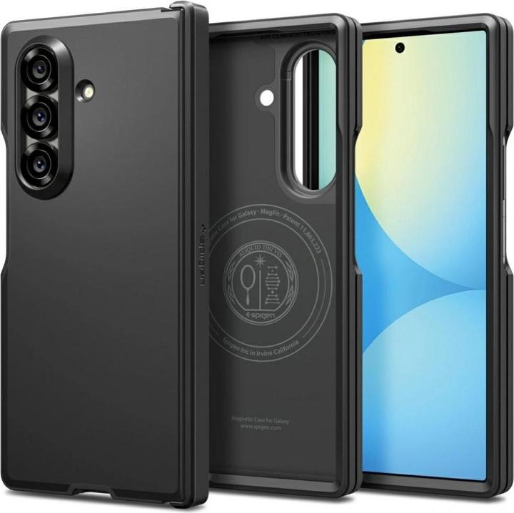 Spigen - Tough Armor Pro MagSafe - Samsung Galaxy Z Fold7 - Black (Samsung Galaxy Z Fold7)