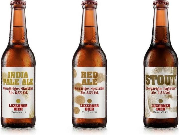 Actual product image Luzerner Craft RED ALE Lucerne Brewery / (24 x 33 cl)