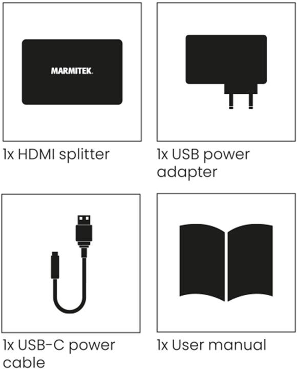 Image du produit Marmitek Distributeur HDMI Split 712