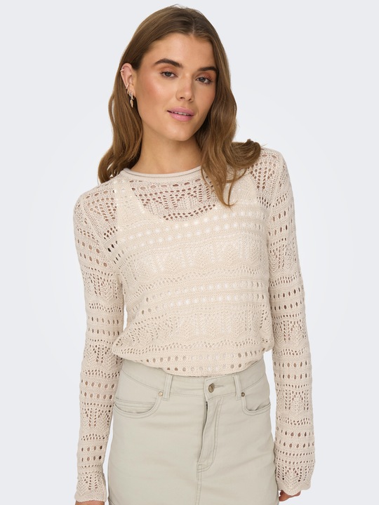 Image du produit JdY Pull à encolure en U Pull en maille (XS)