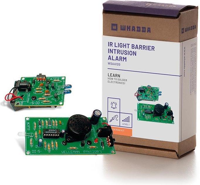 Actual product image Whadda IR Light Barrier Intrusion Alarm