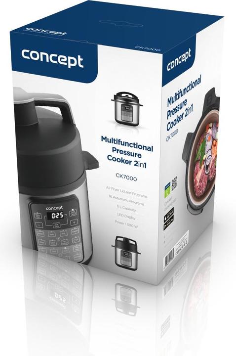 Produktbild Concept CK7000 multi cooker Black, Stainless steel