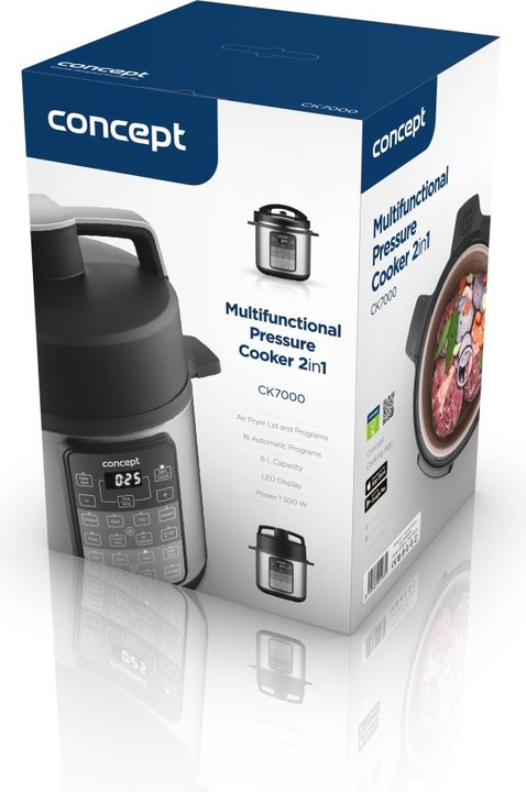 Produktbild Concept CK7000 multi cooker Black, Stainless steel