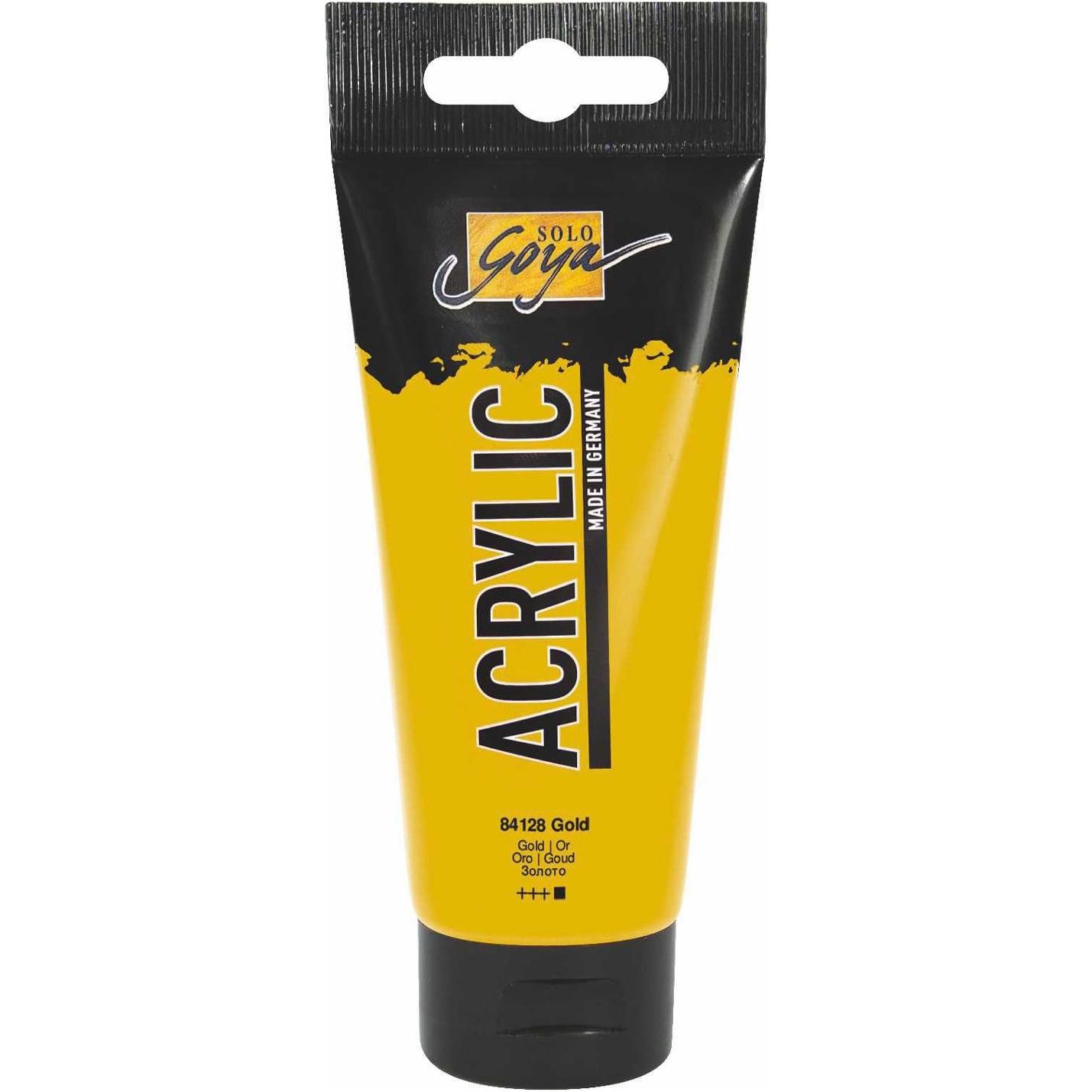 Kreul, Künstlerfarbe + Bastelfarbe, Basic Acryl 100ml (Gold, 100 ml)