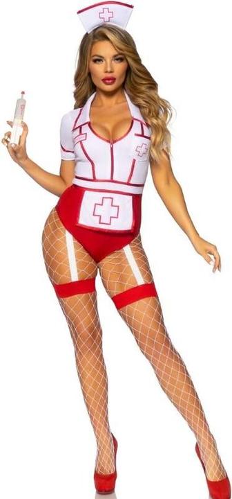 Actual product image Leg Avenue Sexy nurse costume red/white S (S)