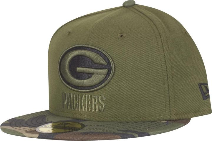 Immagine prodotto New Era Cappellino 59Fifty - Green Bay Packers mimetico in legno - 7 1/8 (7 1/8)