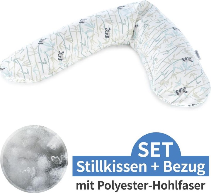 Produktbild Theraline Stillkissen "Das Original" mit Polyester Hohlfaser Füllung inkl. Bezug 190 cm (190 cm)