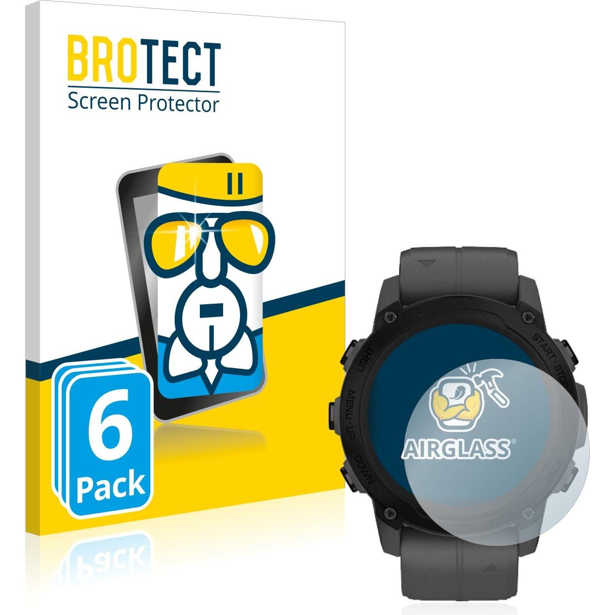 BROTECT AirGlass Panzerglasfolie, Smartwatch Schutzfolie, Transparent