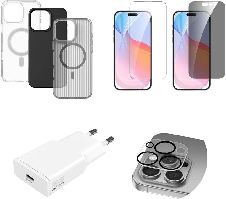 Actual product image 4smarts 7 in 1 Value Set (1 pcs., Apple iPhone 16 Pro)
