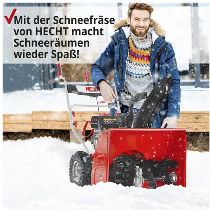 Produktbild Hecht 9661 Schneefräse Benzin (61 cm)