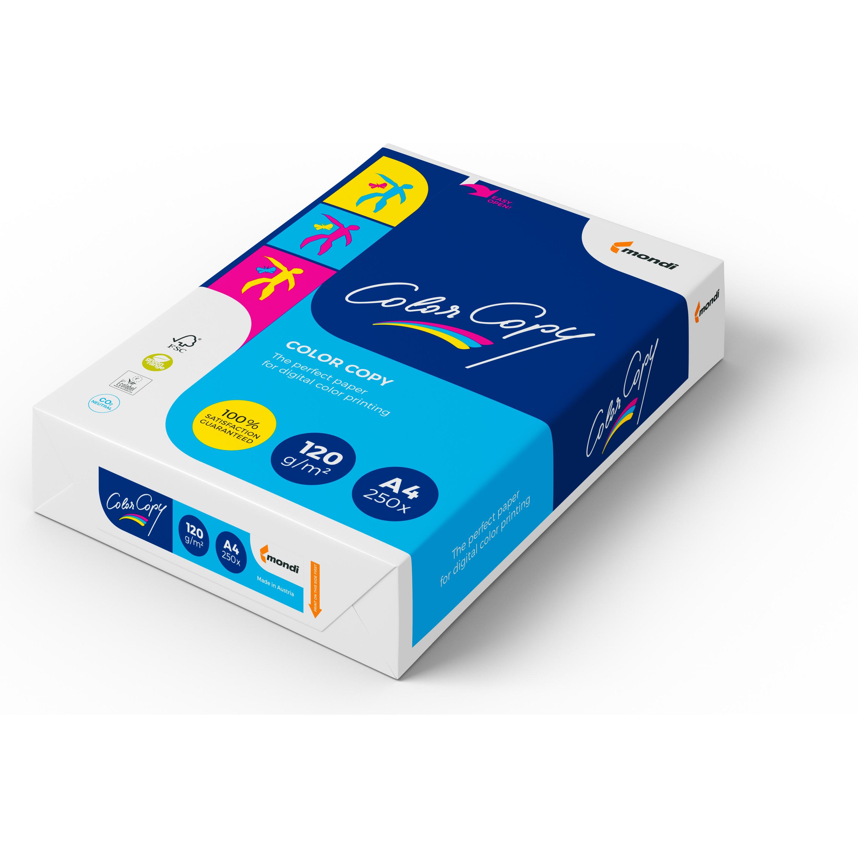 4x Mondi, Kopierpapier, Color Copy (120 g/m², 250 x, A4)