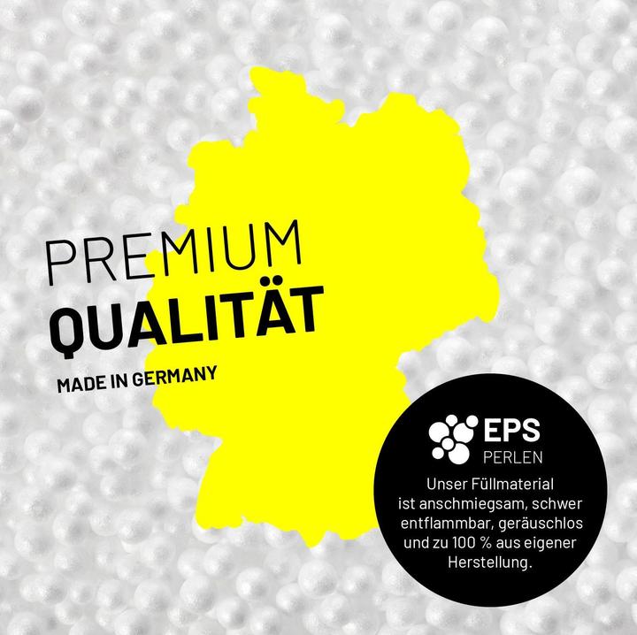 Produktbild Lumaland Sitzsack 45 x 25 cm, Schwarz