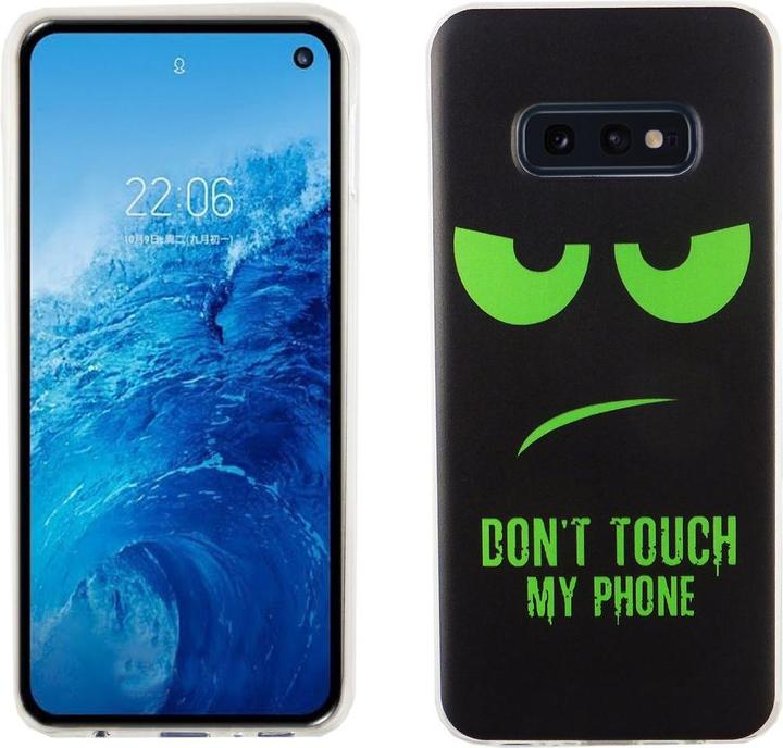Produktbild König Design Handyhülle für Samsung Galaxy S10e Schutzcase Backcover Bumper Etuis Schwarz (Samsung Galaxy S10e)