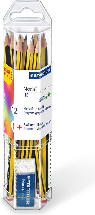 Actual product image Staedtler Noris® 120 pencil Lead thickness: 2 mm Designation of hardness: HB (2 mm, HB, 12x)