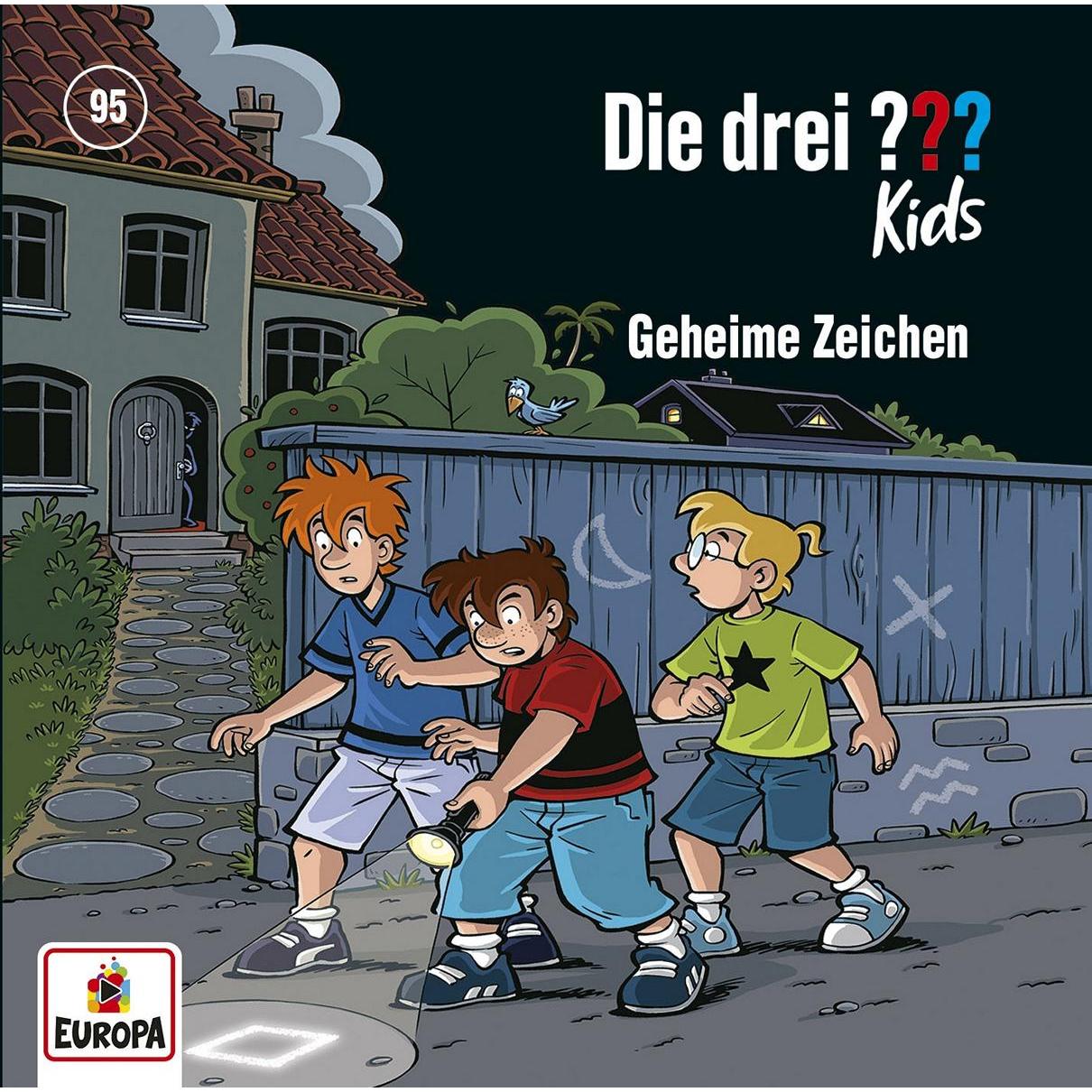 Die drei DREI FRAGEZEICHEN Kids 95 - Geheime Zeichen, Hörbücher von Die drei ??? Kids