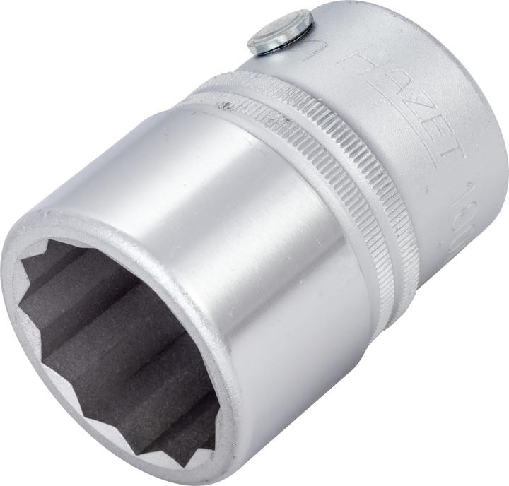 HAZET Inserto chiave a bussola ∙ a doppio esagono 1000AZ-1.1/8 ∙ Attacco quadro, cavo, 20 mm (3/4 d…