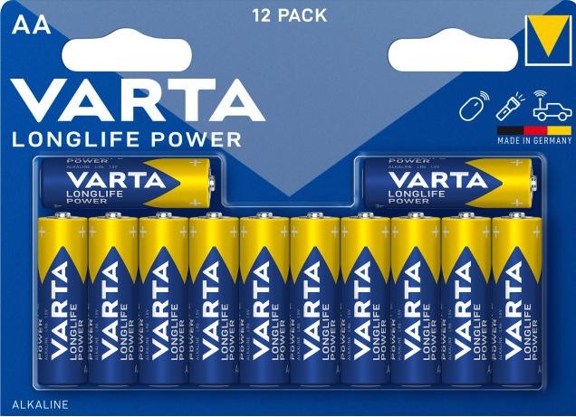 Varta Longlife Power (12 pcs., AA, 2960 mAh)