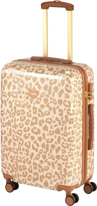 Princess Traveller Leopard - Reiskoffer - CrÃ¨me/Taupe - M - 66cm (107 l)