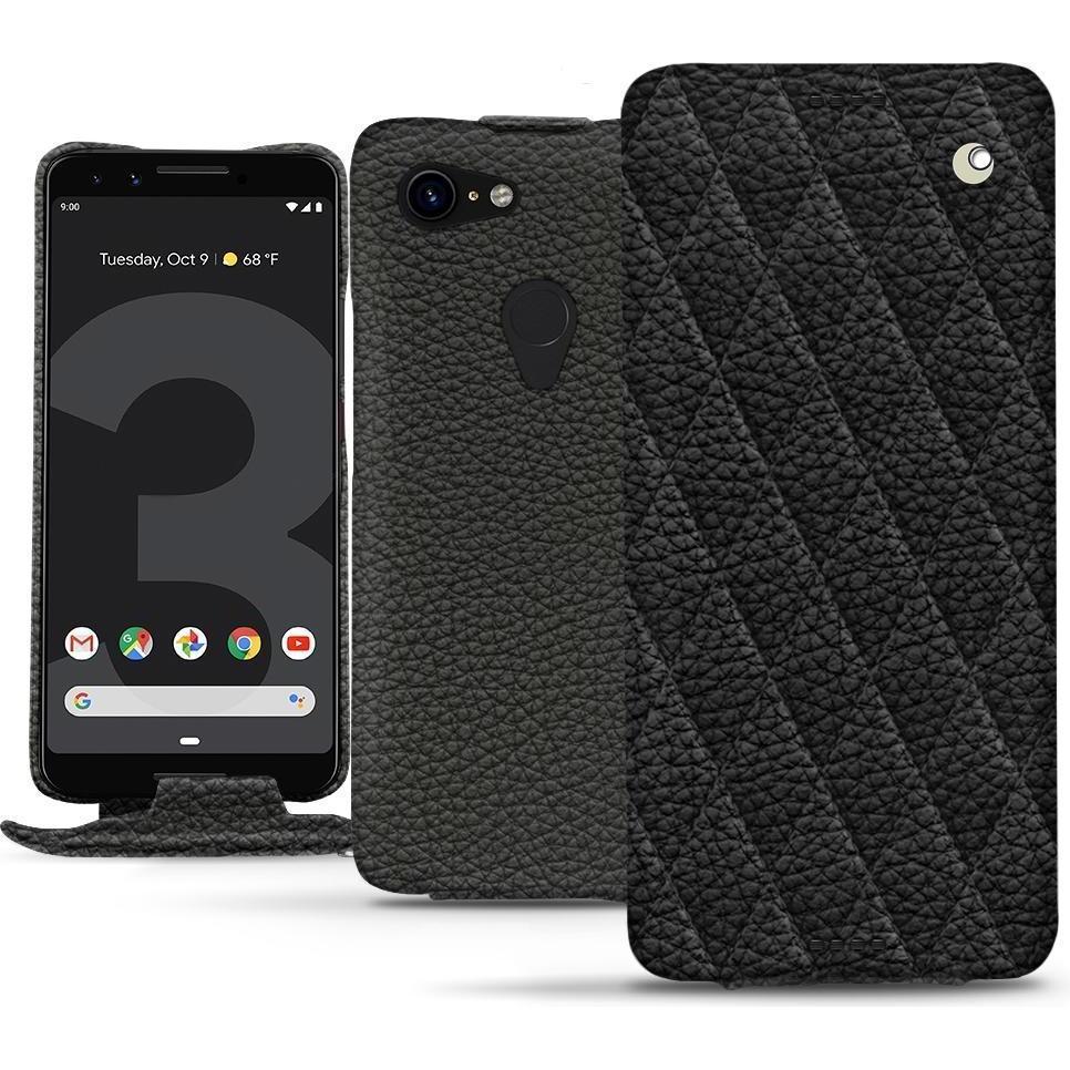 Thumbnail - Noreve Lederschutzhülle vertikal (Google Pixel 3), Smartphone Hülle, Schwarz