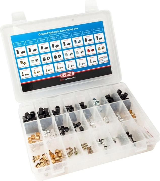 Elvedes Spare parts kit, 240-piece, hydro brakes