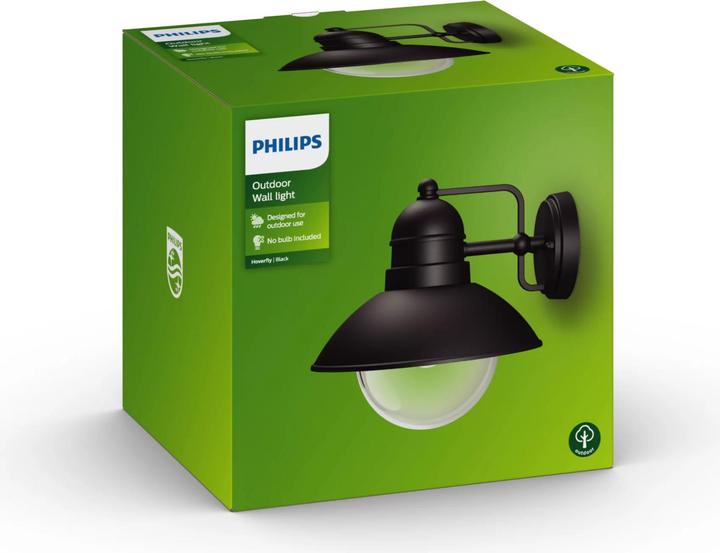 Actual product image Philips myGarden wall light 17237/30/PN,bw (2520 lm, E27, IP44)