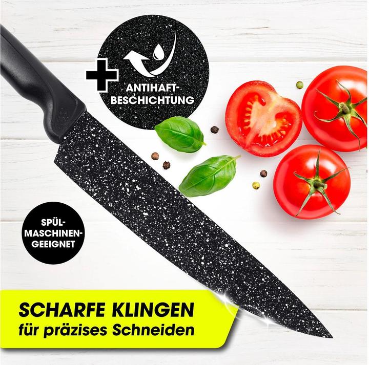 Produktbild Gourmetmaxx Messerset mit Sparschäler 6-teilig