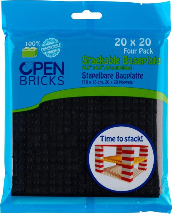 Image du produit Open Bricks OB-P20BK4 Noir Plaque de base