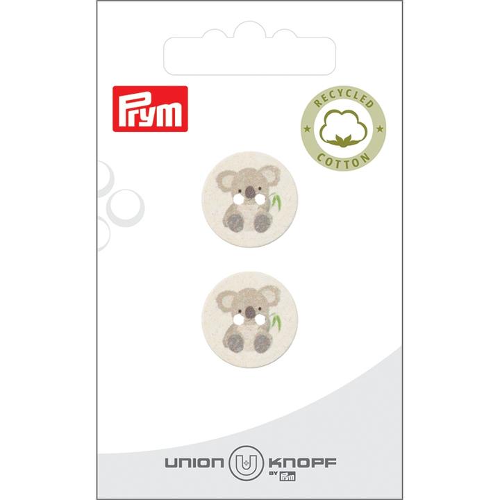 Image du produit Prym Boutons Koala 18 mm, 2 pièces, Crème