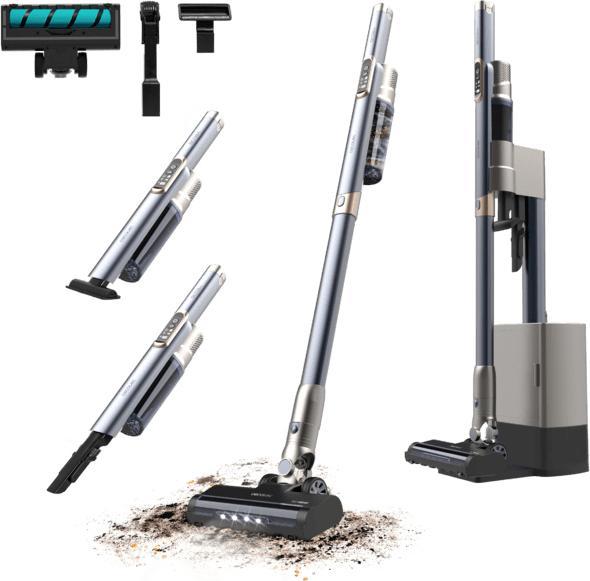 Produktbild Cecotec Kabelloser Staubsauger mit Selbstentleerungsstation Scoba 2100 Station. 210W, bürstenloser D
