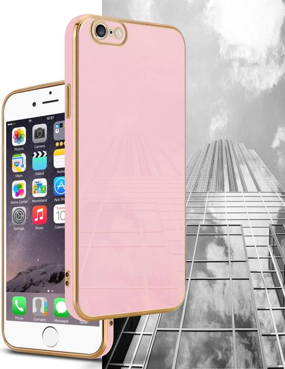 Image du produit Cadorabo Étui pour Apple iPhone 6 / 6S en TPU avec protection pour appareil photo LM130 Style (Apple iPhone 6)