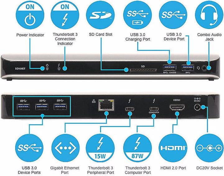 Produktbild Sonnet Echo 11 (Thunderbolt, 1 Port)