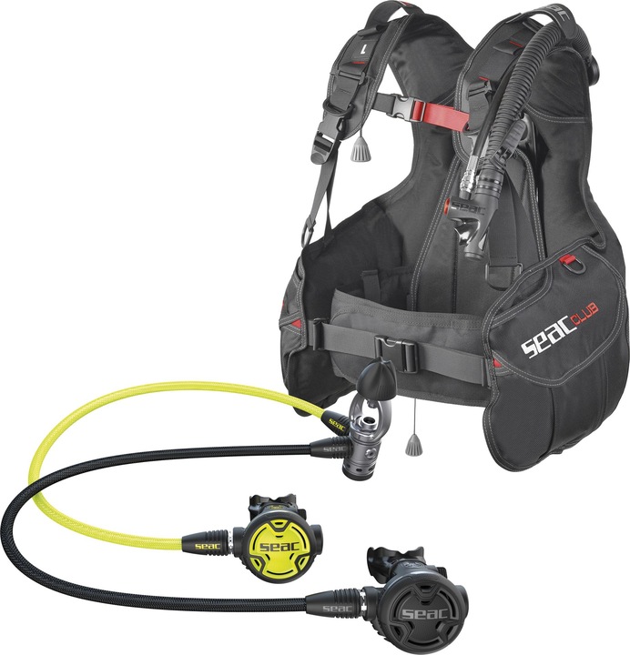 Produktbild Seac Rental Kit Int Club Mit Octopus