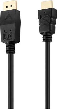 Produktbild HDgear DisplayPort — HDMI (Typ A) (1.50 m, HDMI, DisplayPort, 1.4)