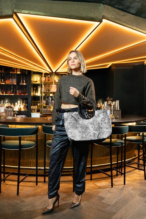 Produktbild reisenthel loopshopper L jacquard grey