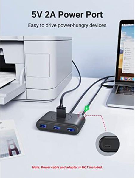 Produktbild Ugreen 4 in 1 Data Hub (USB-A, 4 Ports)