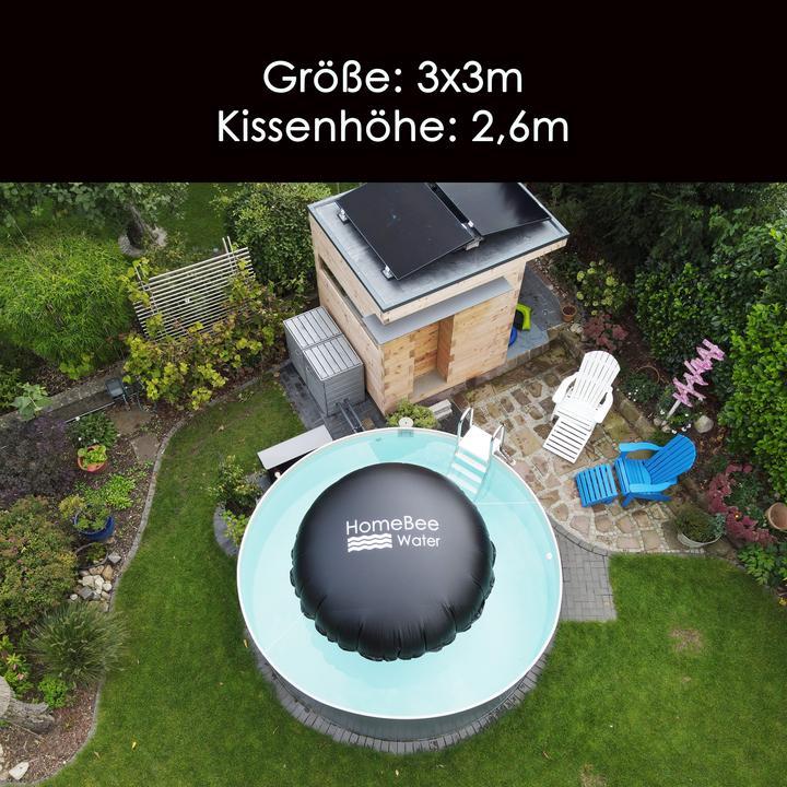 Produktbild HomeBee Poolkissen XXL Rund (3 Meter Durchmesser)
