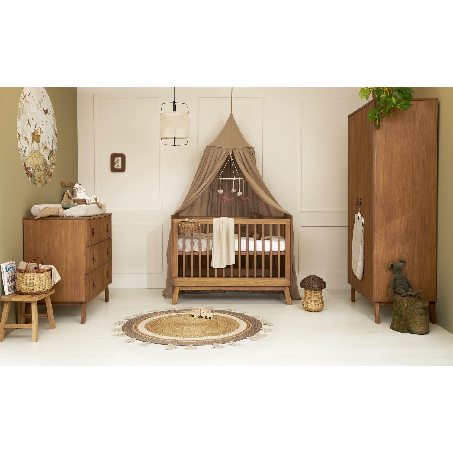 Thumbnail - Meyco, Babybett Zubehör, Betthimmel Uni taupe