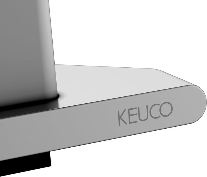 Produktbild Keuco Eckduschablage EDITION 400 m Glasabzieher Alu sil-elo/we (24.20 x 24.50 x 6.30 cm)