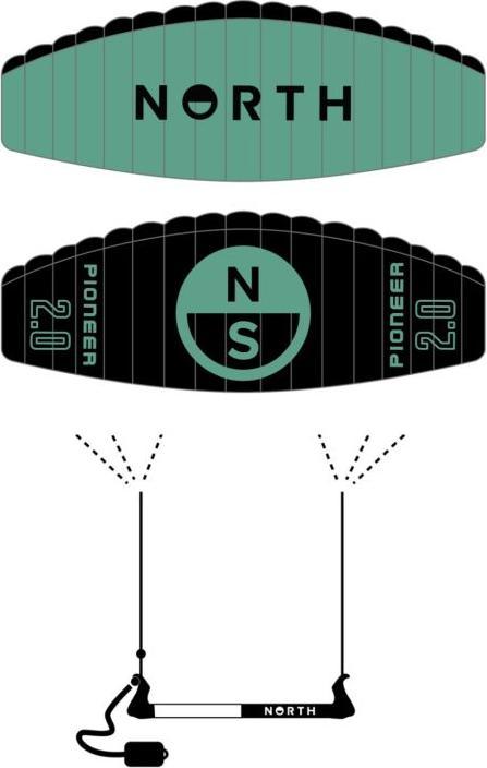 North Pioneer Kite 2m