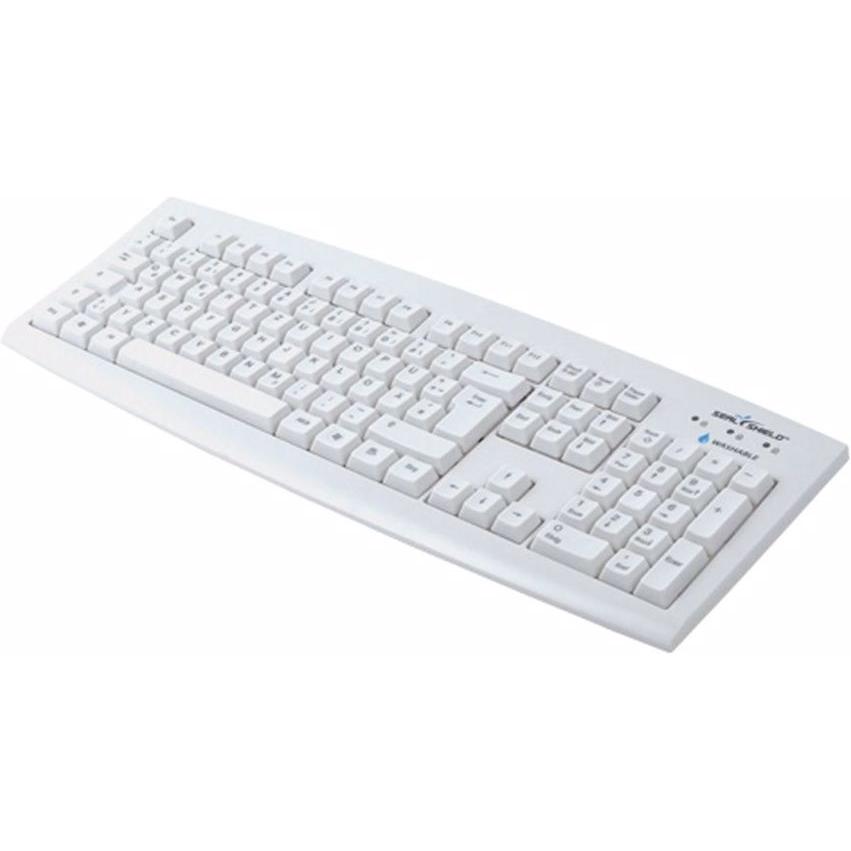 Secomp Silver Seal (DE, Kabelgebunden), Tastatur, Weiss
