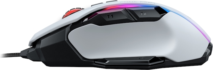 Produktbild Roccat Gaming Kone AIMO Remastered, RGB, 16.000 dpi, Weiss (Kabelgebunden)