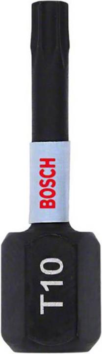 Bosch Professional Zubehör PRO Torx Impact Bit, T10, 25 mm, 2 pcs.