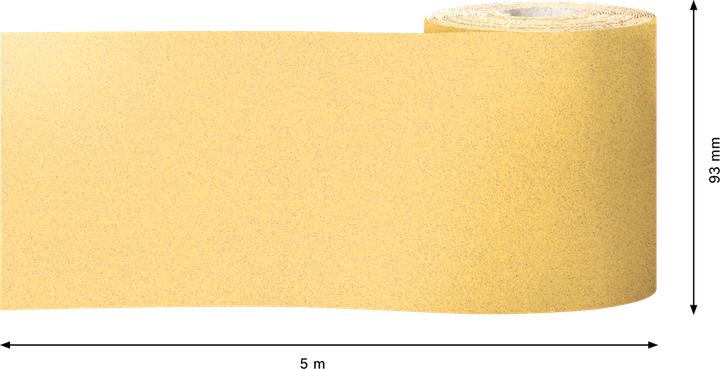 Produktbild Bosch Professional Zubehör EXPERT C470 Schleifpapierrolle zum Handschleifen, 93 mm, 5 m, G 120 (P120)