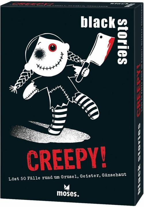 Actual product image black stories Creepy! (German)